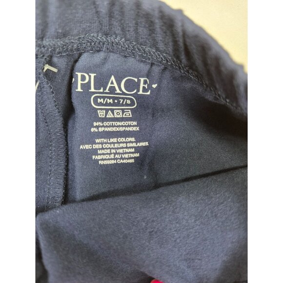 3 Childrens Place Leggins Navy Lace-Up Medium Cotton/Spandex New with Tags - Picture 7 of 7